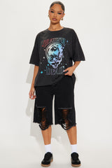 Grateful Dead Washed Oversized Tee - Black