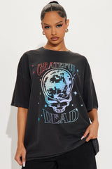 Grateful Dead Washed Oversized Tee - Black