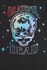 Grateful Dead Washed Oversized Tee - Black