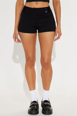 Laura Ponte Micro Trouser Short - Black