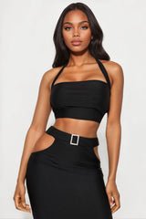 Your Darkest Desires Skirt Set - Black