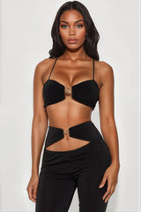Sundown Siren Pant Set - Black