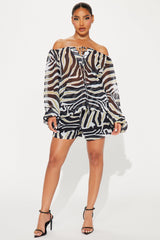 Set In My Ways Short Set - Black/combo