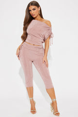 Date Night Capri Set - Mauve