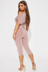 Date Night Capri Set - Mauve