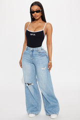 Babygirl Seamless Bodysuit - Black