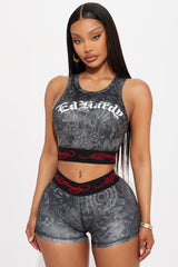 Ed Hardy Tattoo Tank Top - Black
