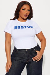 Boston Corset Tee - White