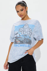 Michelin Car Washed Tee - Grey