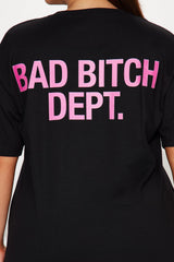 Member Of The Bad Bitch Dept Tee - Black