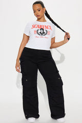 Scarface Crest Ribbed Baby Tee - Cream