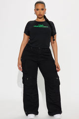 Not Not High Maintenance Baby Tee - Black