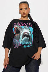 Jaws Oversized Tee - Black