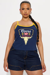 Coors Rodeo Bull Tank Top - Navy