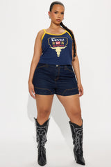 Coors Rodeo Bull Tank Top - Navy