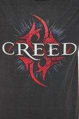 Creed Washed Oversized Tee - Black