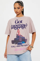Baggage Kelsea Ballerini Washed Oversized Tee - Sand