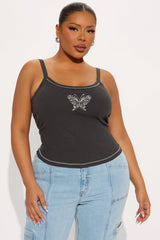 Butterfly Kisses Top - Grey