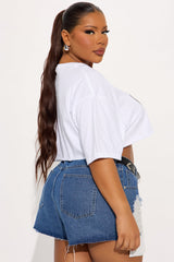 Cool It Cowboy Tee - White
