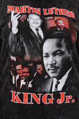 Martin Luther King Retro Washed Tee - Black Wash