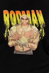 Dennis Rodman Baby Tee  - Black