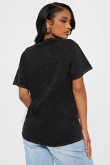 Logan Paul Oversized Washed Tee - Black