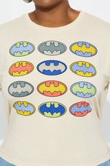 Batman On Repeat Graphic Tee - Tan