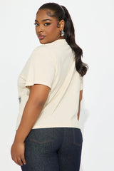 Be Your Own Kind Butterfly Tee - Tan