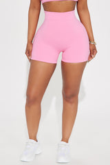 Sunrise Stretch Super Soft Active Short - Bubblegum Pink
