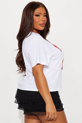 Cars Lightning Crew Neck Tee - White