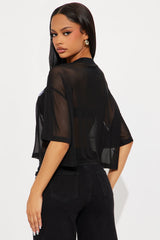 The Rolling Stones Layered Mesh Tee - Black