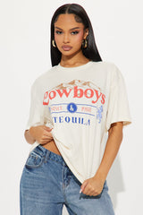 Cowboys Tequila Graphic Tee - Natural