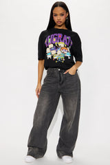 Rugrats Babies Oversized Tee - Black