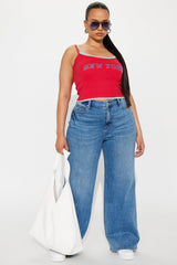 New York Layered Tank Top - Red