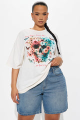 You Don't Love Me Oversized Tee - Cream