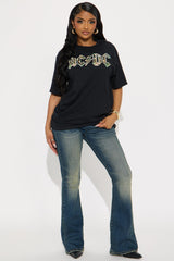 ACDC Camo Oversized Tee - Black