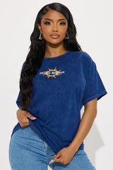 Vintage Dennis Rodman Washed Tee - Navy