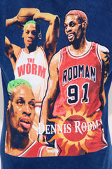 Vintage Dennis Rodman Washed Tee - Navy