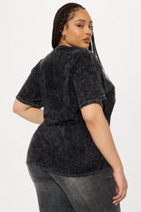 Rick Ross Washed Oversized Tee - Black
