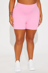 Sunrise Stretch Super Soft Active Short - Bubblegum Pink
