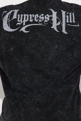 Cypress Hill Washed Oversized Tee - Black