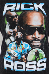 Rick Ross Washed Oversized Tee - Black
