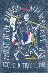 PBR Reaper Washed Oversized Tee - Charcoal
