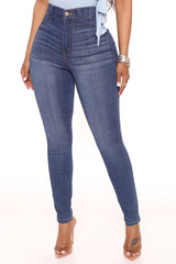 Emma Super Stretch High Rise Skinny Jean - Medium Wash