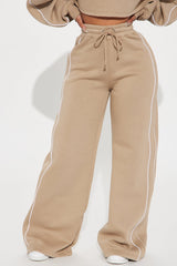 Almost The Weekend Lounge Pant - Taupe