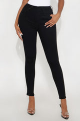 Tall Harper High Rise Stretch Skinny Jeans - Black