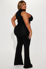 Promise You Butter Snatch Pant Set - Black