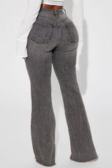 Best Behavior Stretch Flare Jean - Black Wash