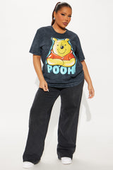 Winnie The Pooh Oversized Tee - Black