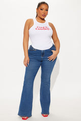 Cool It Cowboy Tank Top - White